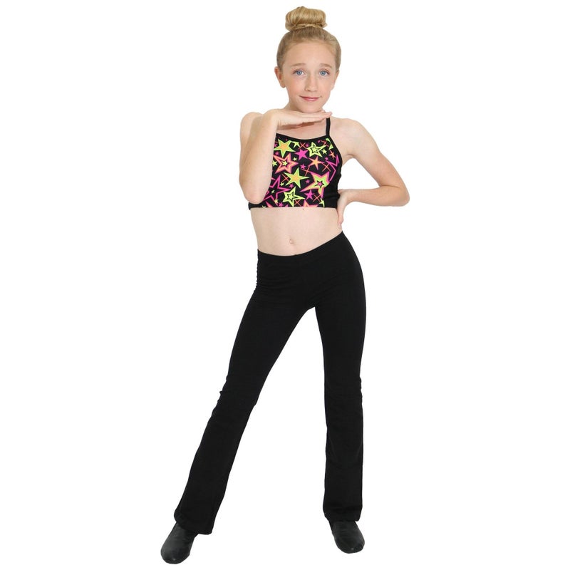 Danzcue Child Jazz Pants (6-7, Black) - Image 3